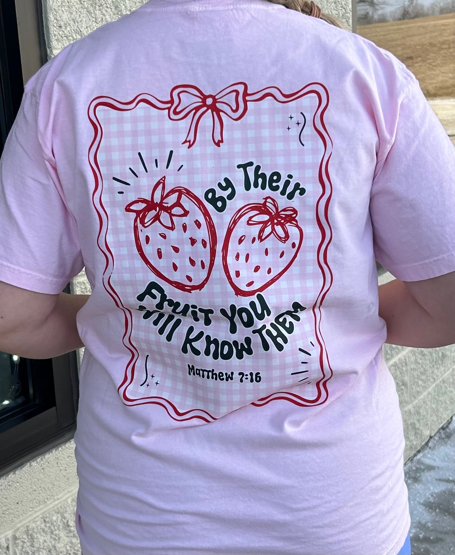 Strawberry Matthew 7:16 Graphic