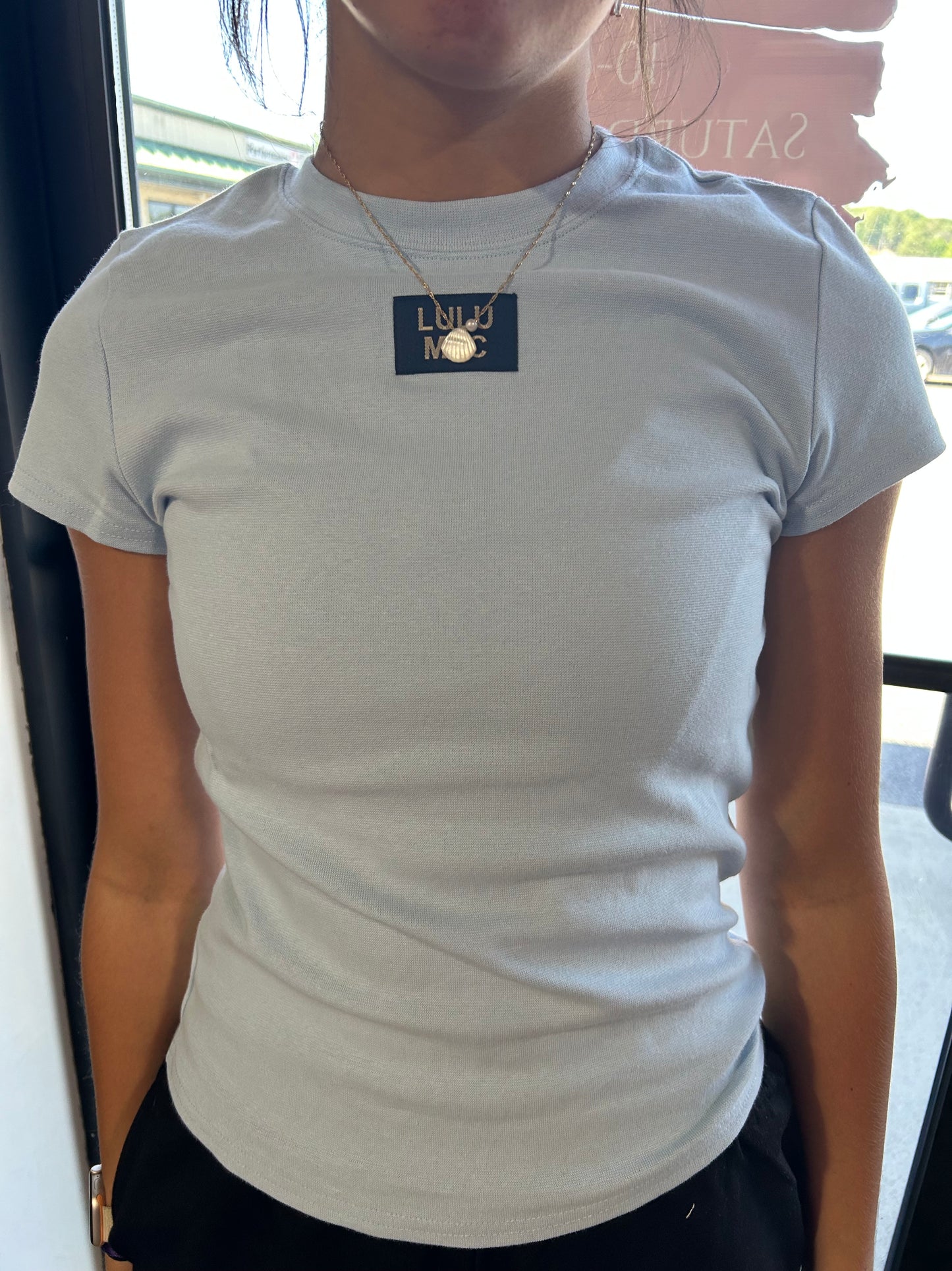 Light Blue LULUMAC Tee