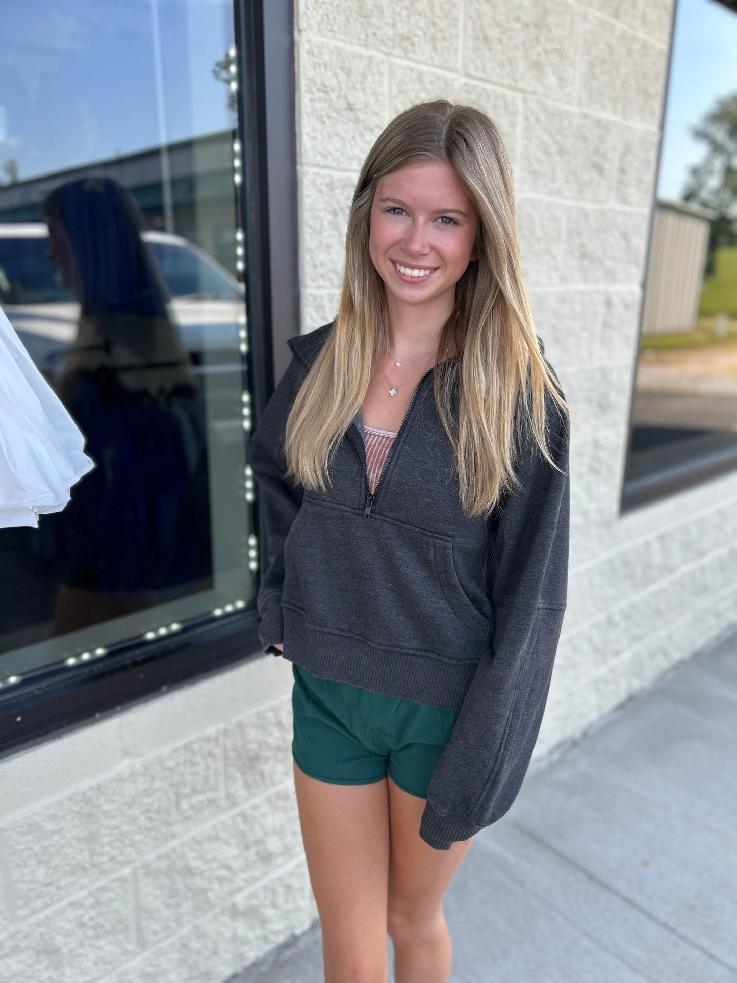 Colorful 1/4 Zip Pullover