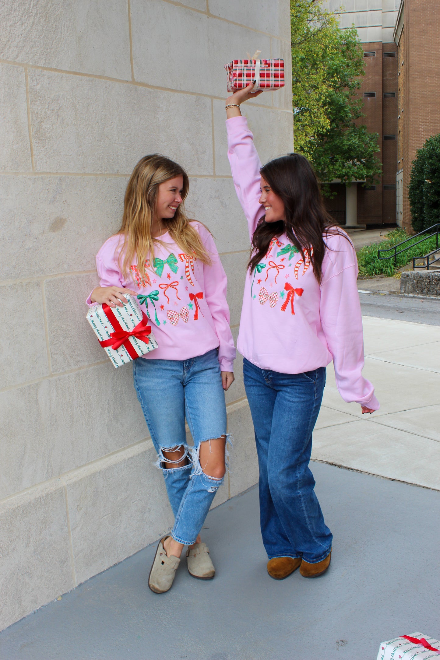 Festive Bow Crewneck