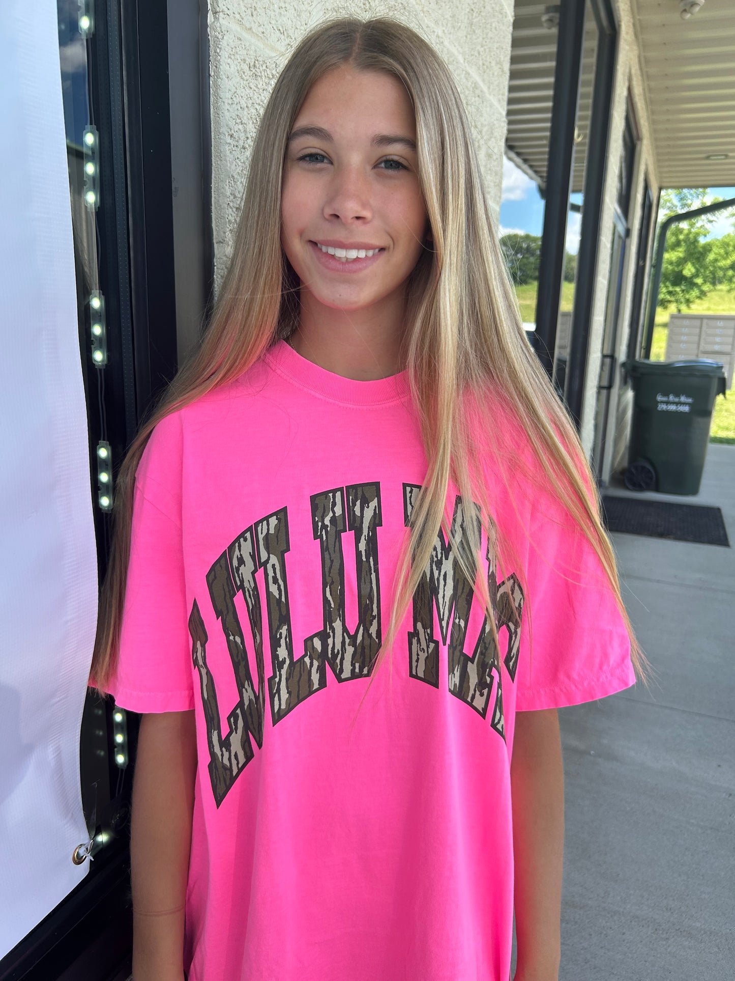 Pink Camo LuluMac T-Shirt