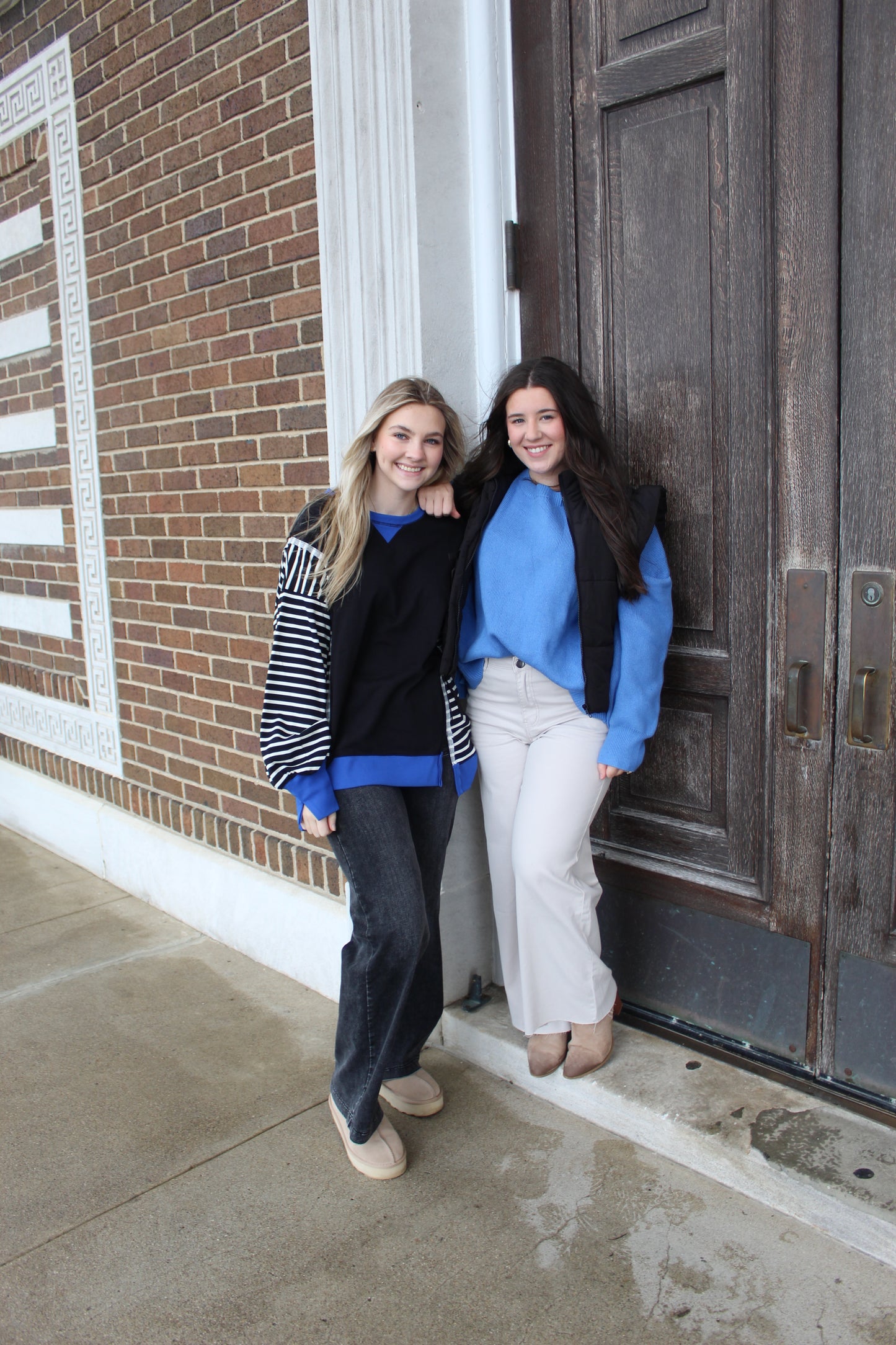 Butler striped sweatshirt