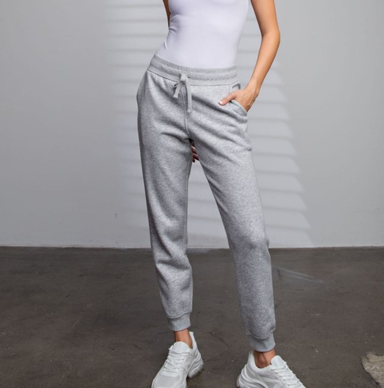 Cozy Grey Jogger Sweatpants