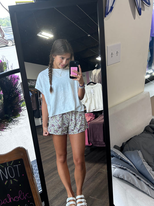 Camo Boxer Shorts- Lulu Mac