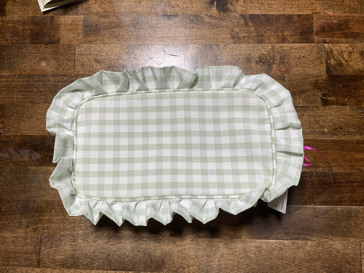 Gingham Cosmetic Bag