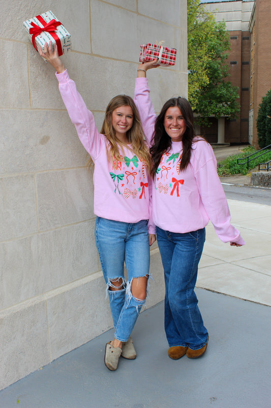 Festive Bow Crewneck