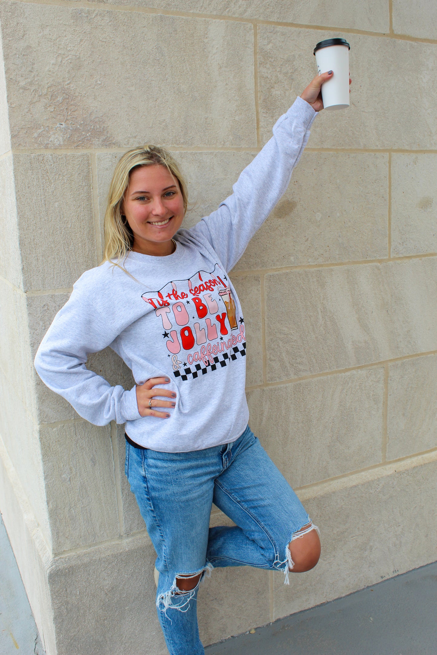 Season To Be Caffeinated Crewneck