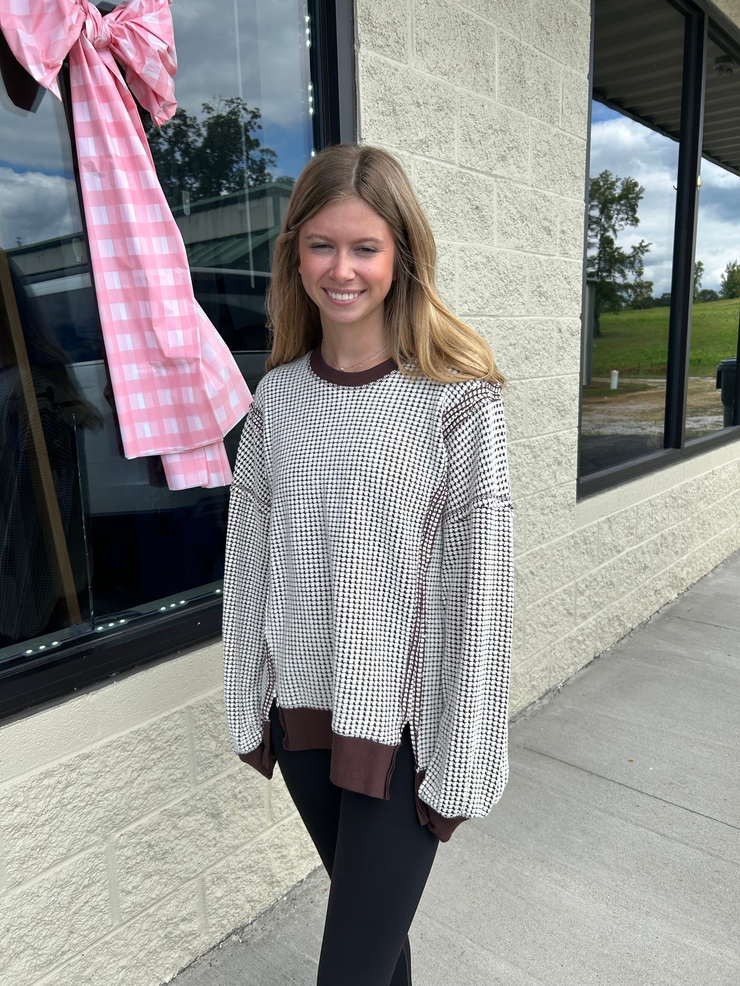 Waffle knit