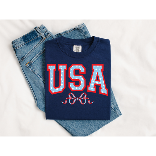 USA - Navy Tee