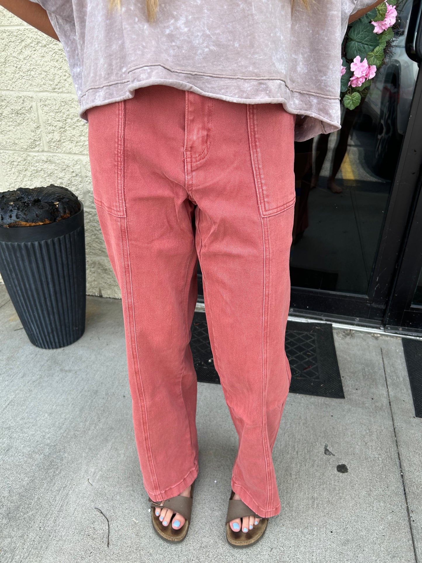 Straight Leg Jeans