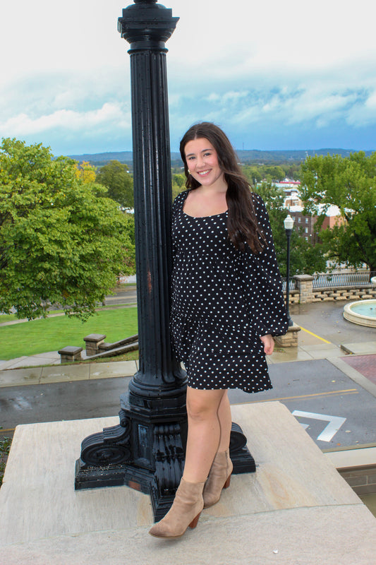 Polka Dot Midi Dress