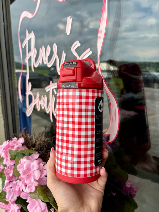 Red Gingham SM Hydro Jug