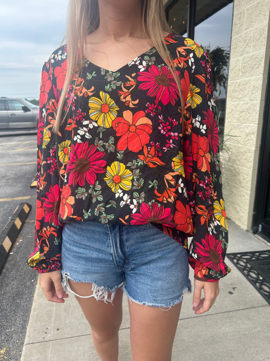 Jamie Vintage Petals Top