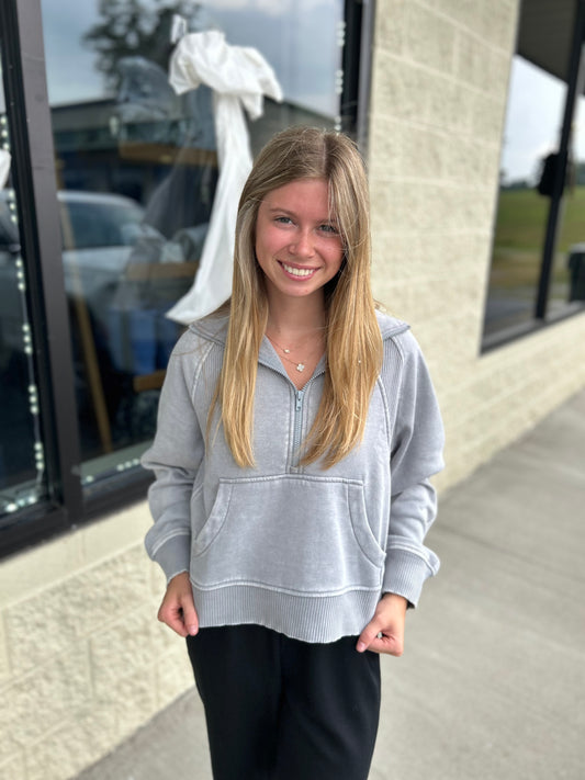 Colorful 1/4 Zip Pullover