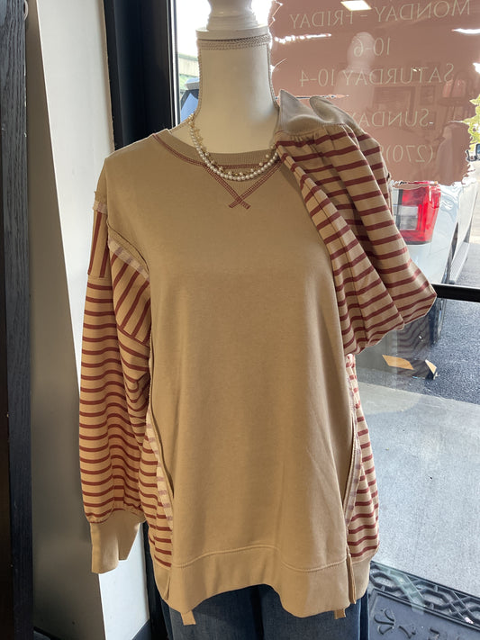 Boho Stripe Sweater