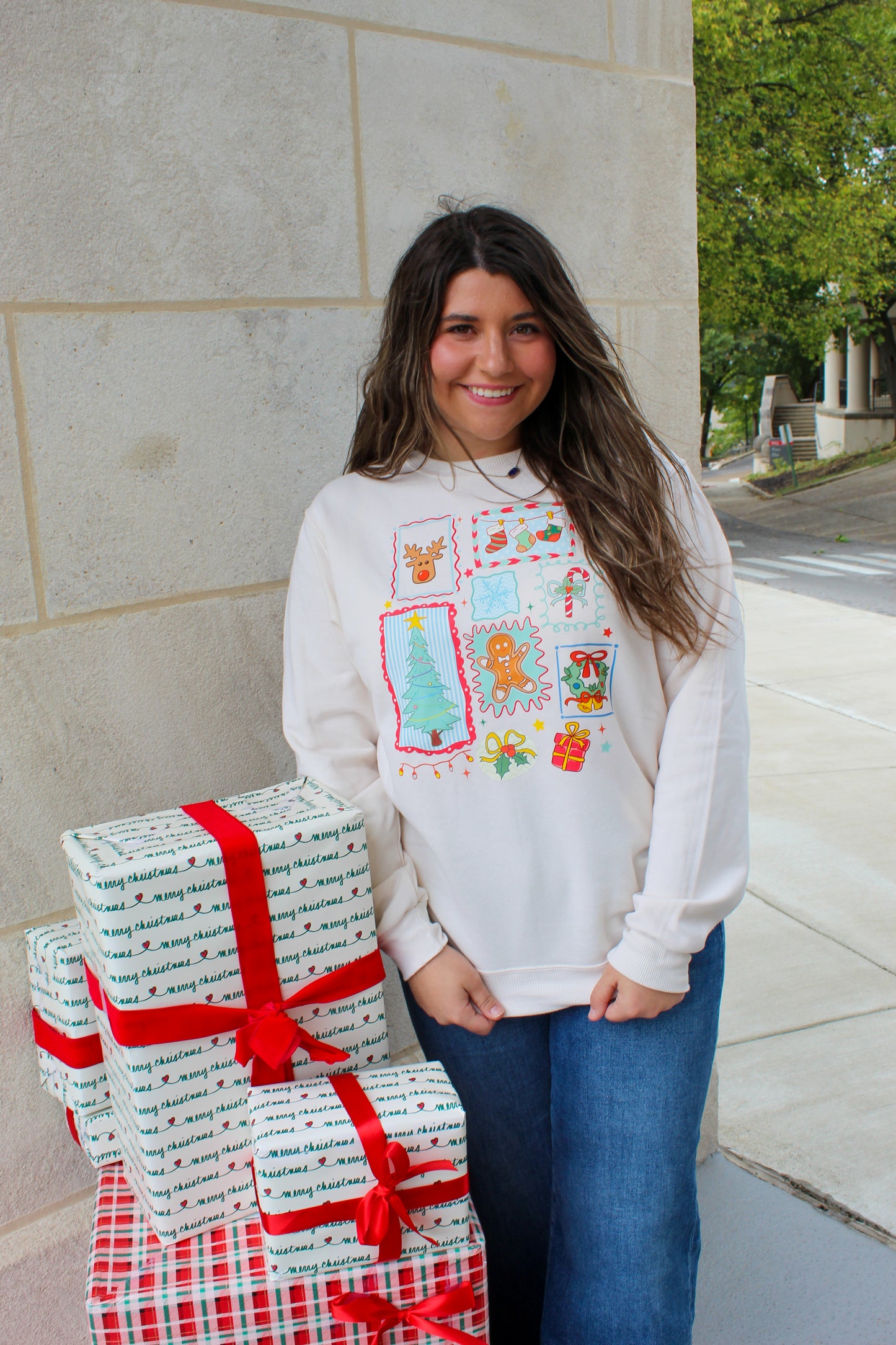 Christmas Collage Crewneck