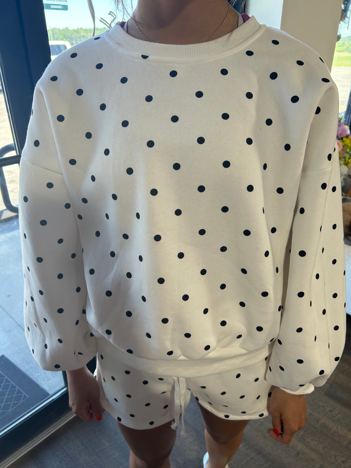 Polka Dot Shorts Set