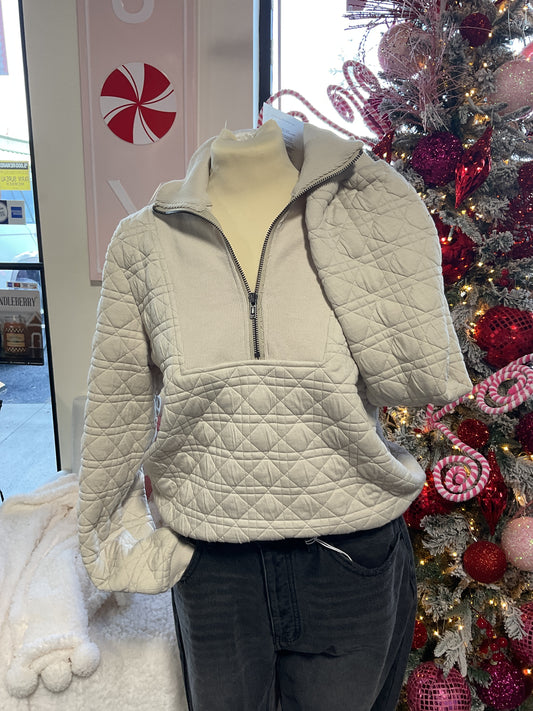 Quilted 1/4 Zip