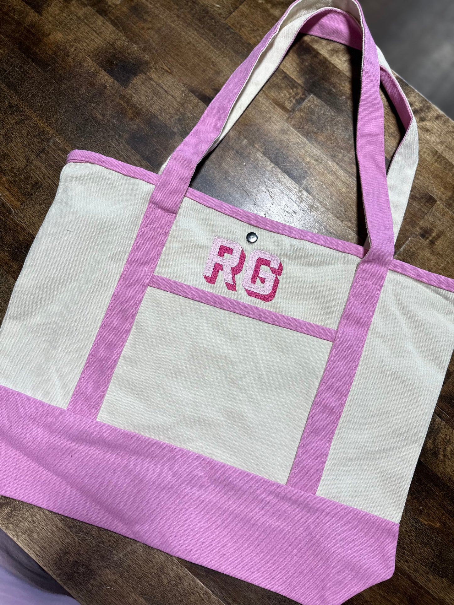 Monogram Canvas Tote