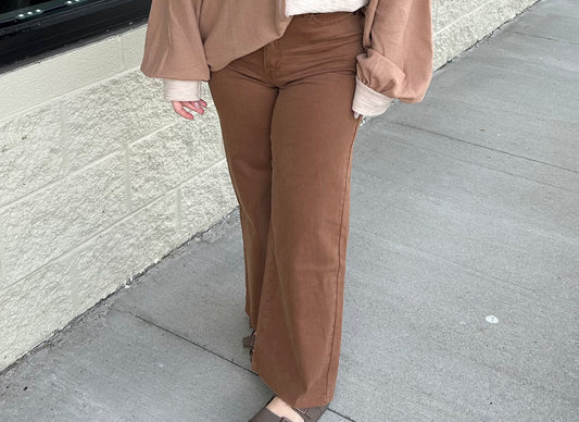 Dark Brown Pants