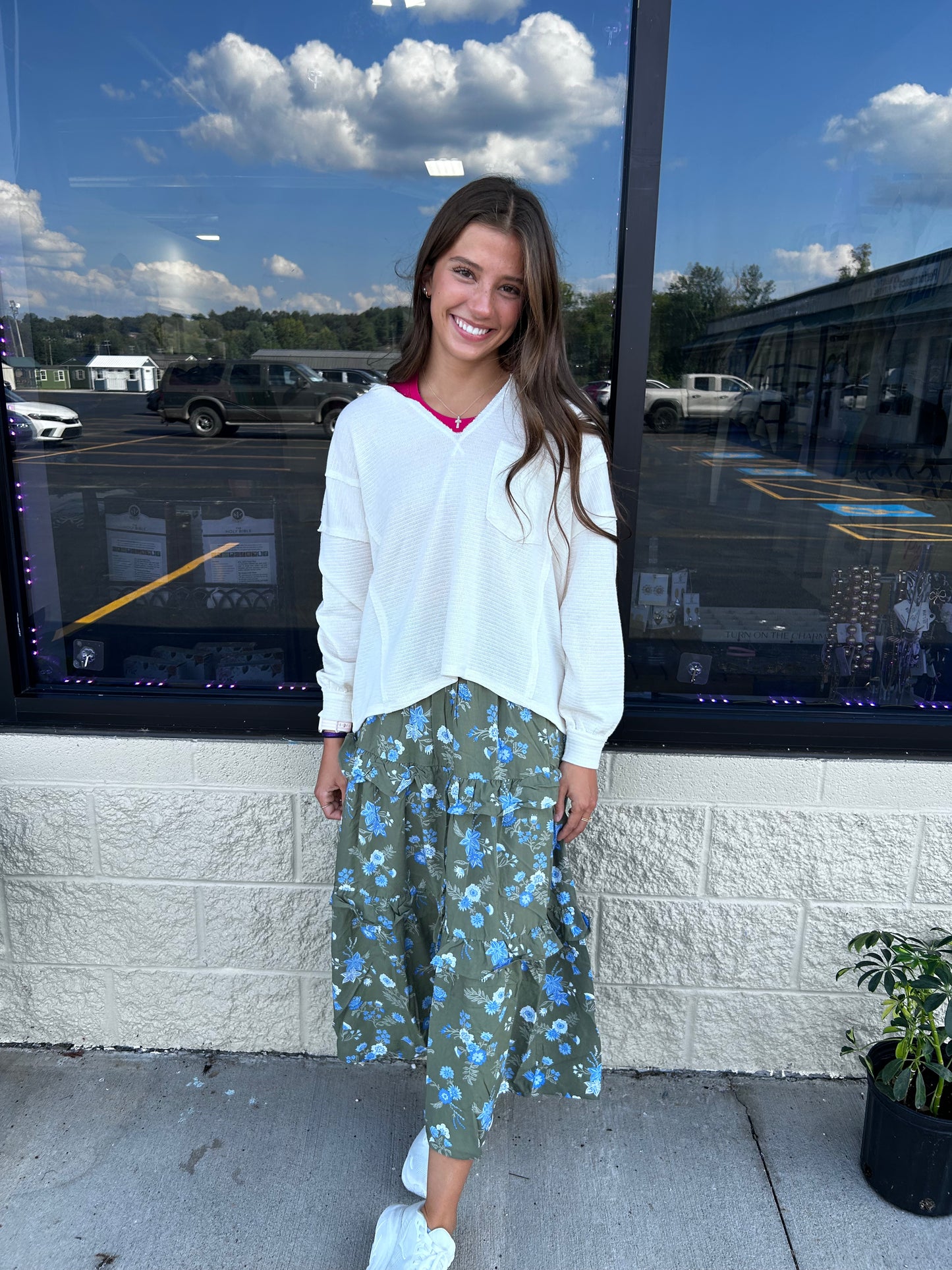 Maxi Floral Skirt