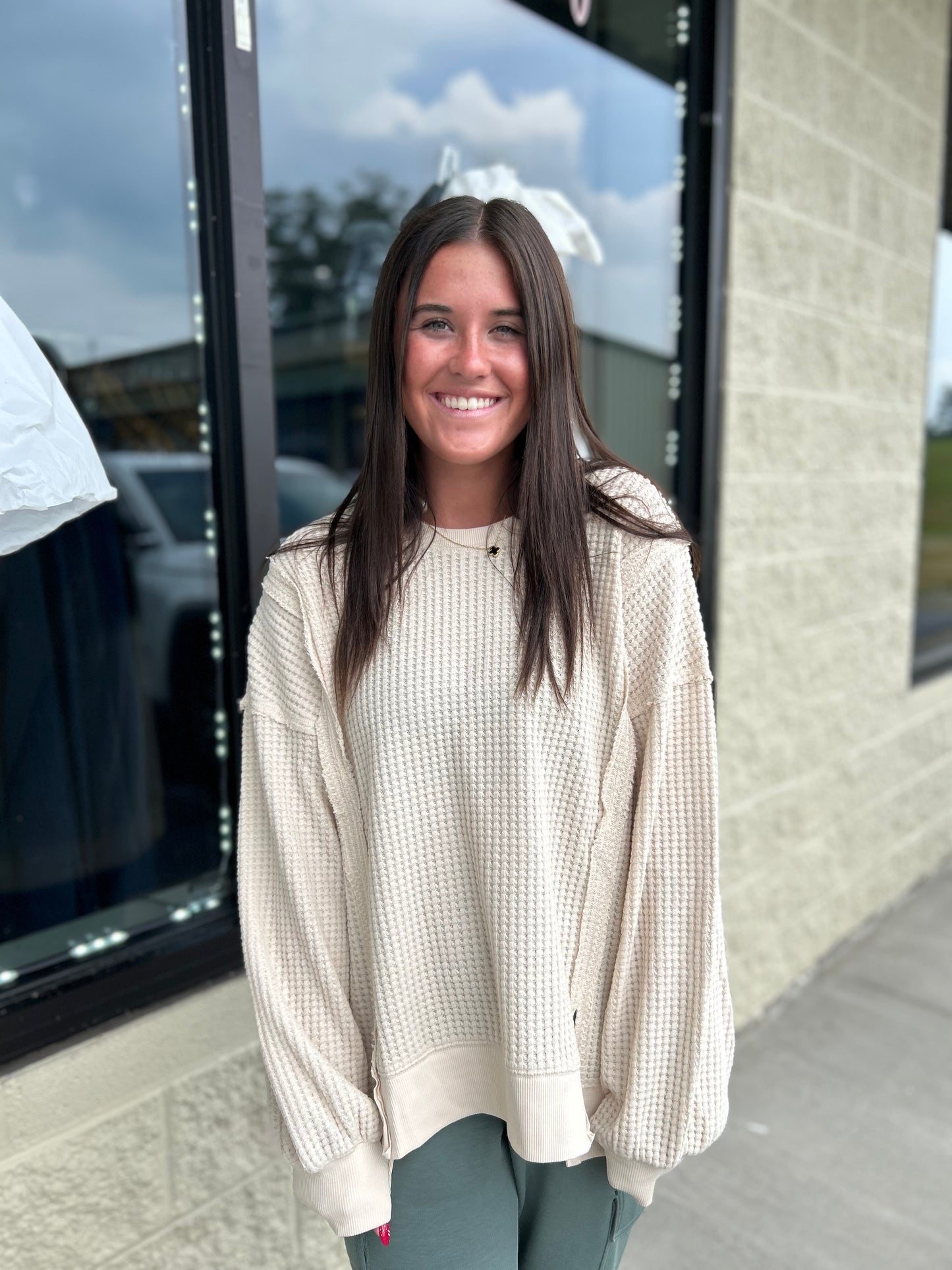 Waffle knit
